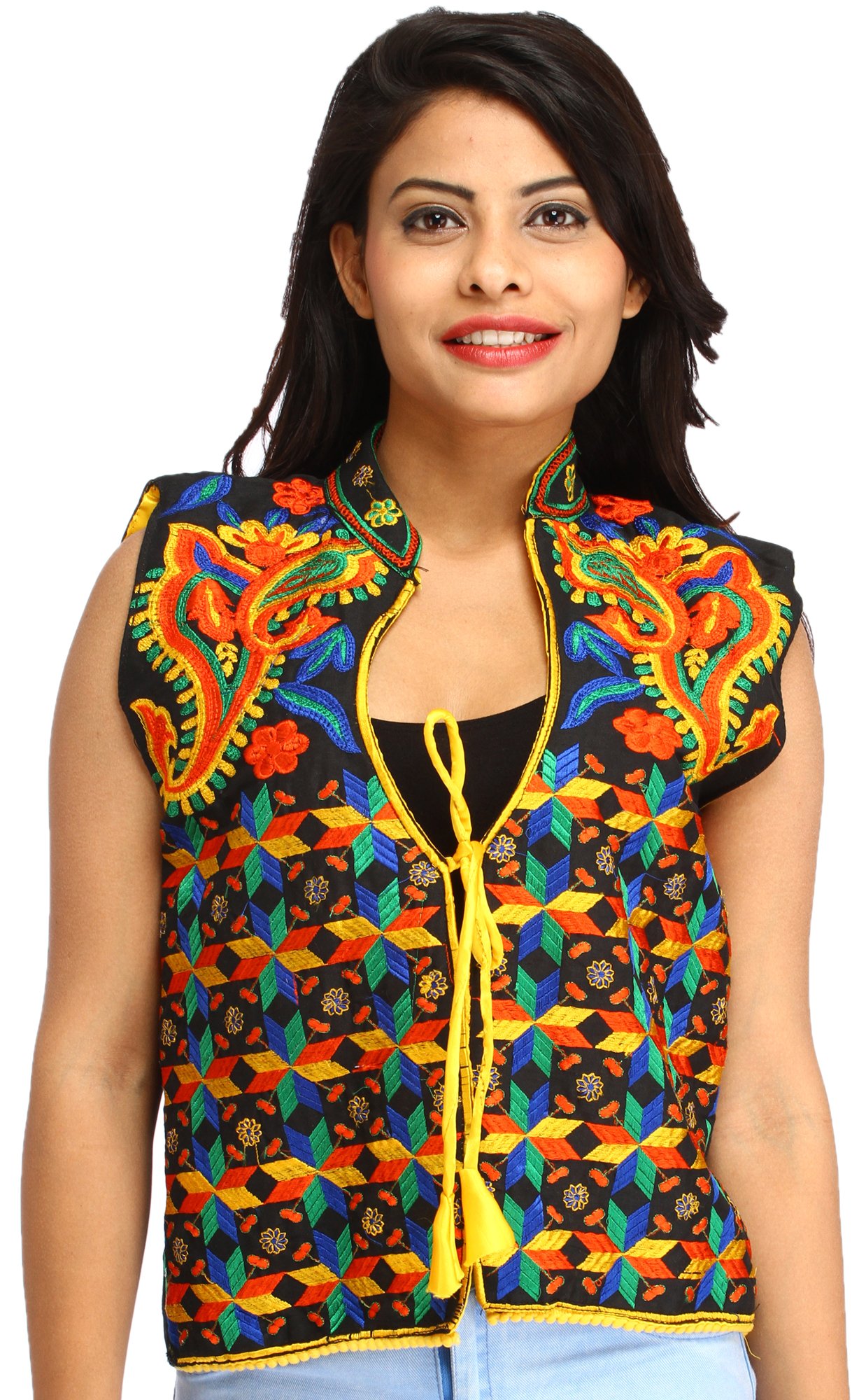 exotic india Men's Art Silk Waist Coat-picture-24