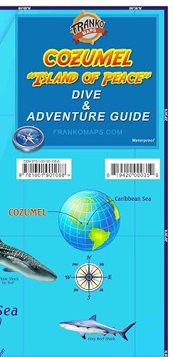 Cozumel Dive &amp; Adventure Guide Franko Maps Waterproof Map