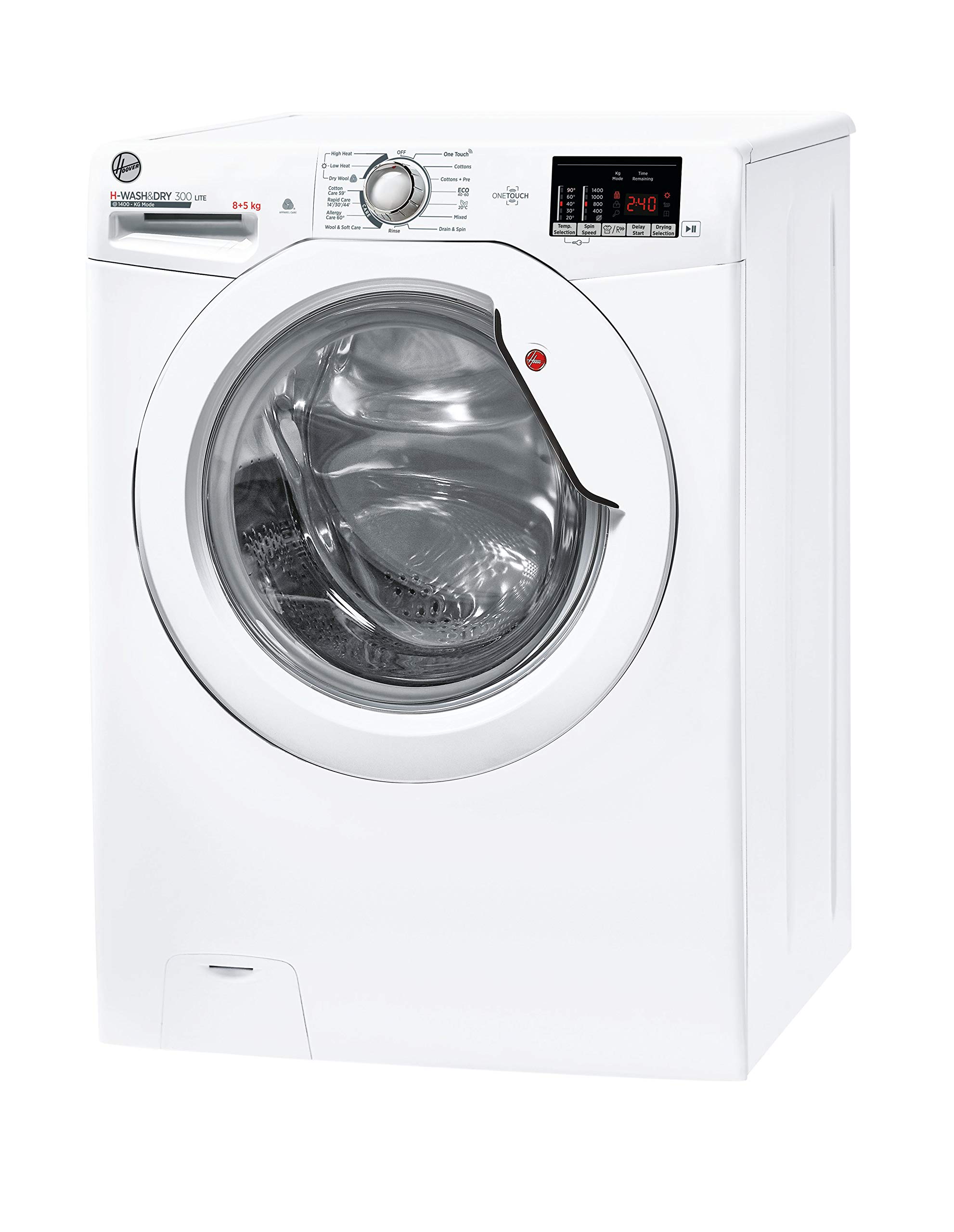 Buy Hoover HWash 300 H3D4852DE Freestanding Washer Dryer, Sensor Dry