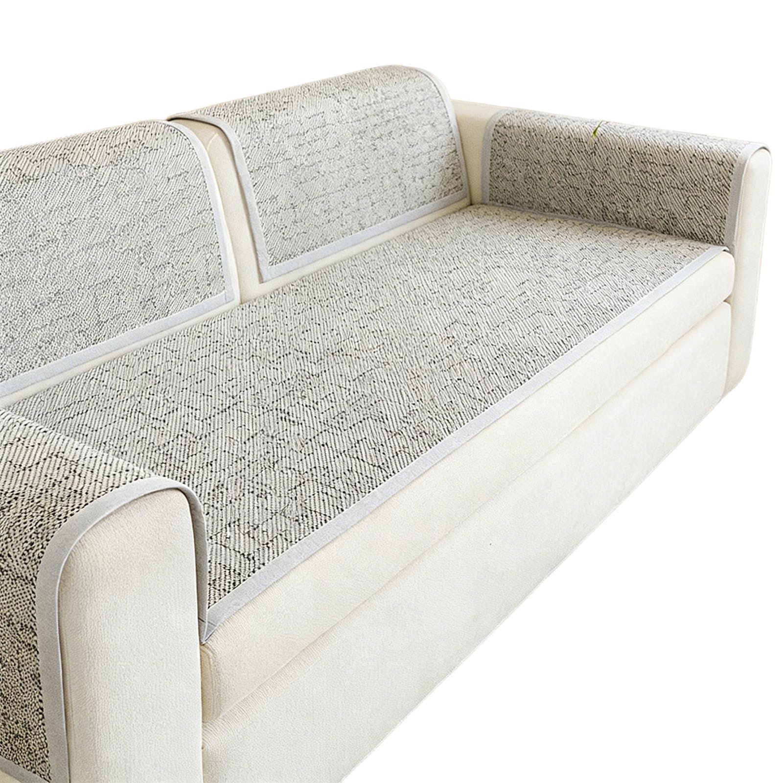 Nucelit Rattan Sofa Seat Cover Stays in Place Whole Day Comfortable for Daily Use Various Size Optional Sofa Pillow