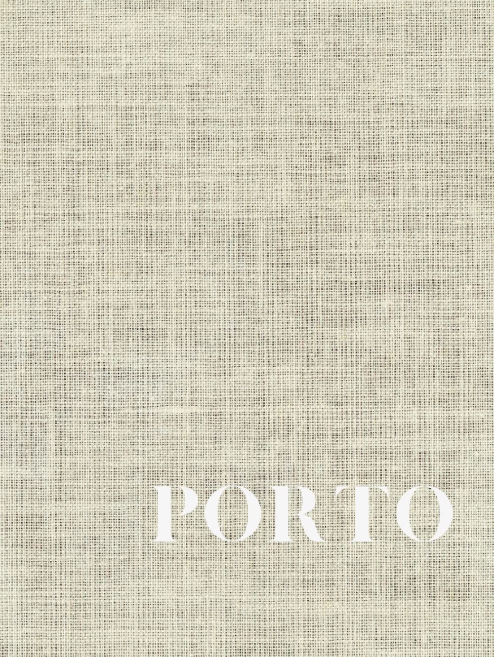 Porto: Decorative Book │ Perfect for Stacking on Coffee Tables & Bookshelves │Linen No.1