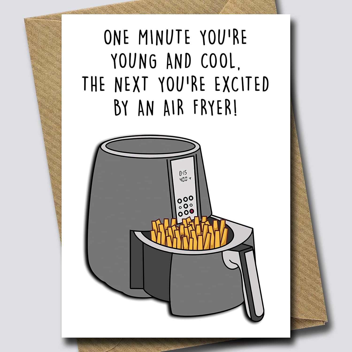 Funny Air Fryer Birthday Card AirFryer Birthday Card Air Fryer