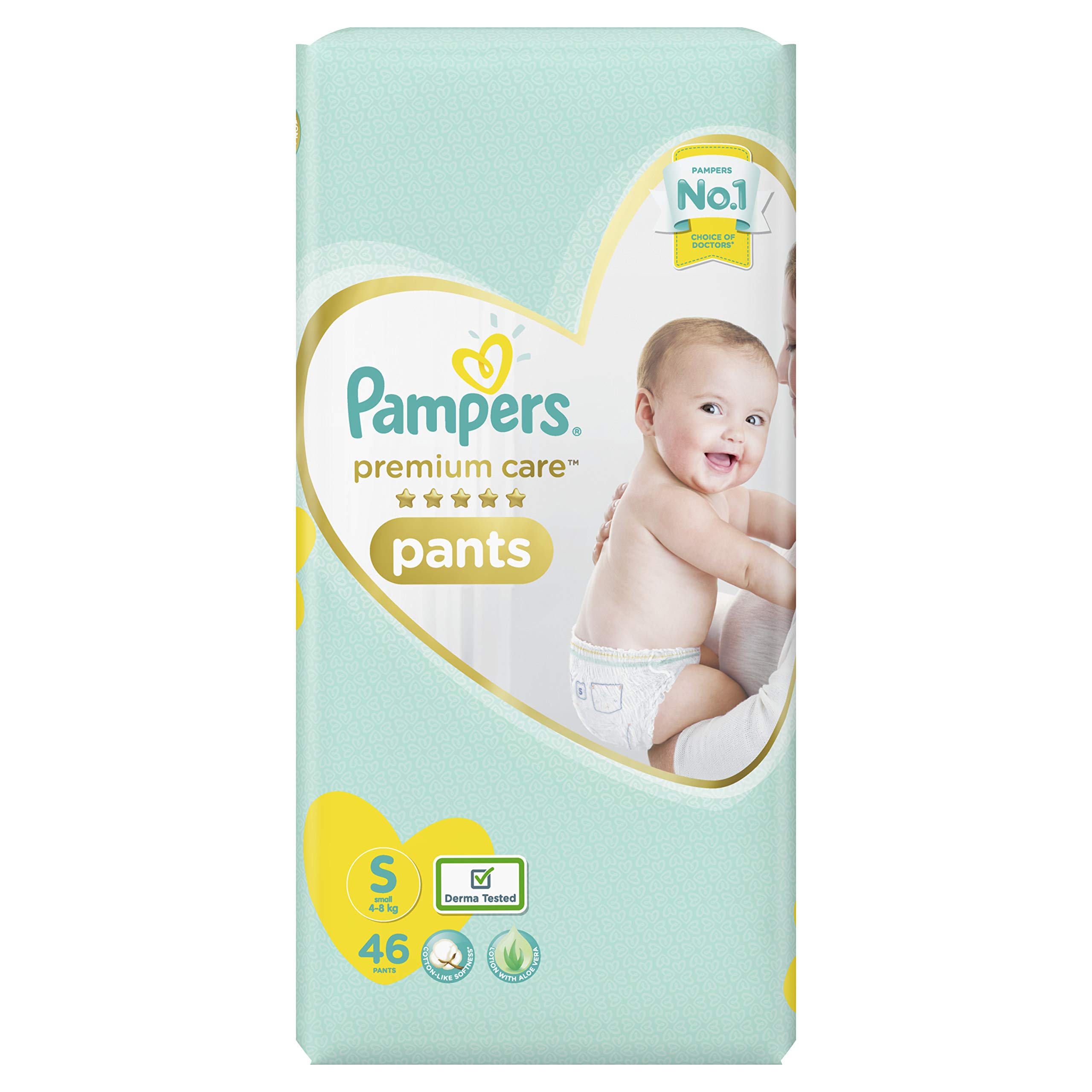 pampers premium care pants small