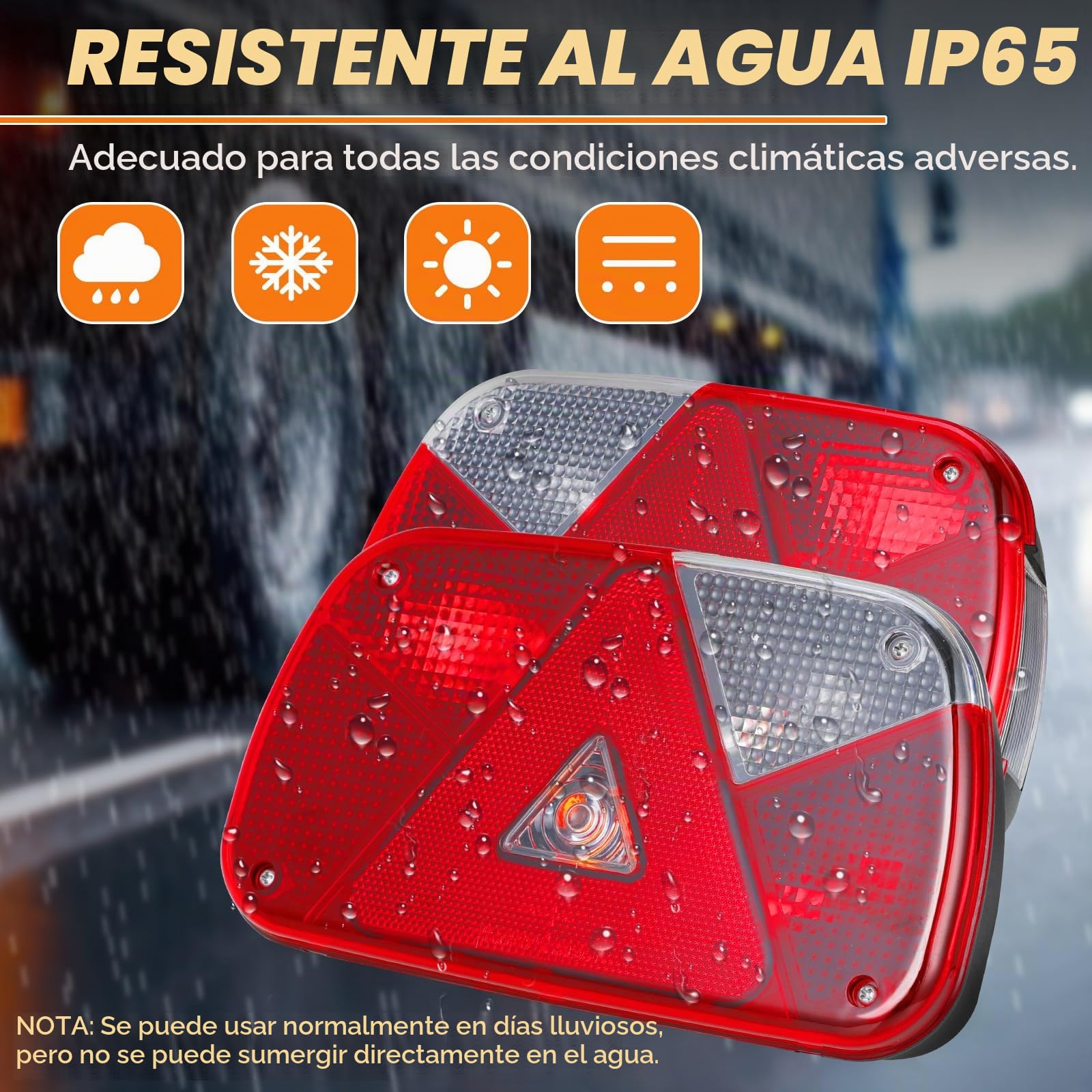 TLGREEN Juego de luces traseras para remolque iluminación de 13 pines 12V | luces traseras 7 funciones juego de 2 cables de 5,5 m, homologación E para coches camiones barcos caravanas y furgonetas