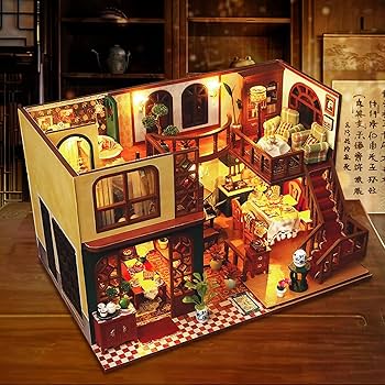 Amazon | sofiey ドールハウス 手作りキットセット ミニチュア ミニ