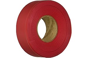 IRWIN STRAIT-LINE Red Line Tape: Highly Visible Flagging for Precision Work