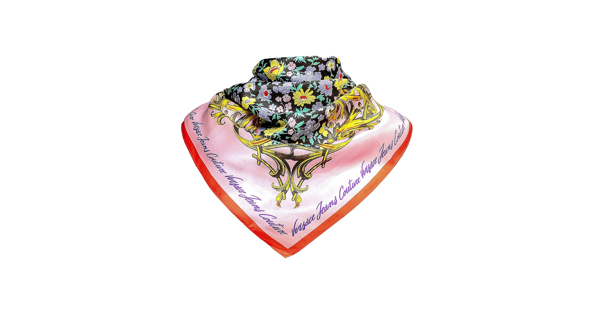 小物 VERSACE scarf silk100% Barocco silk scarf in multicoloured - Versace | Mytheresa