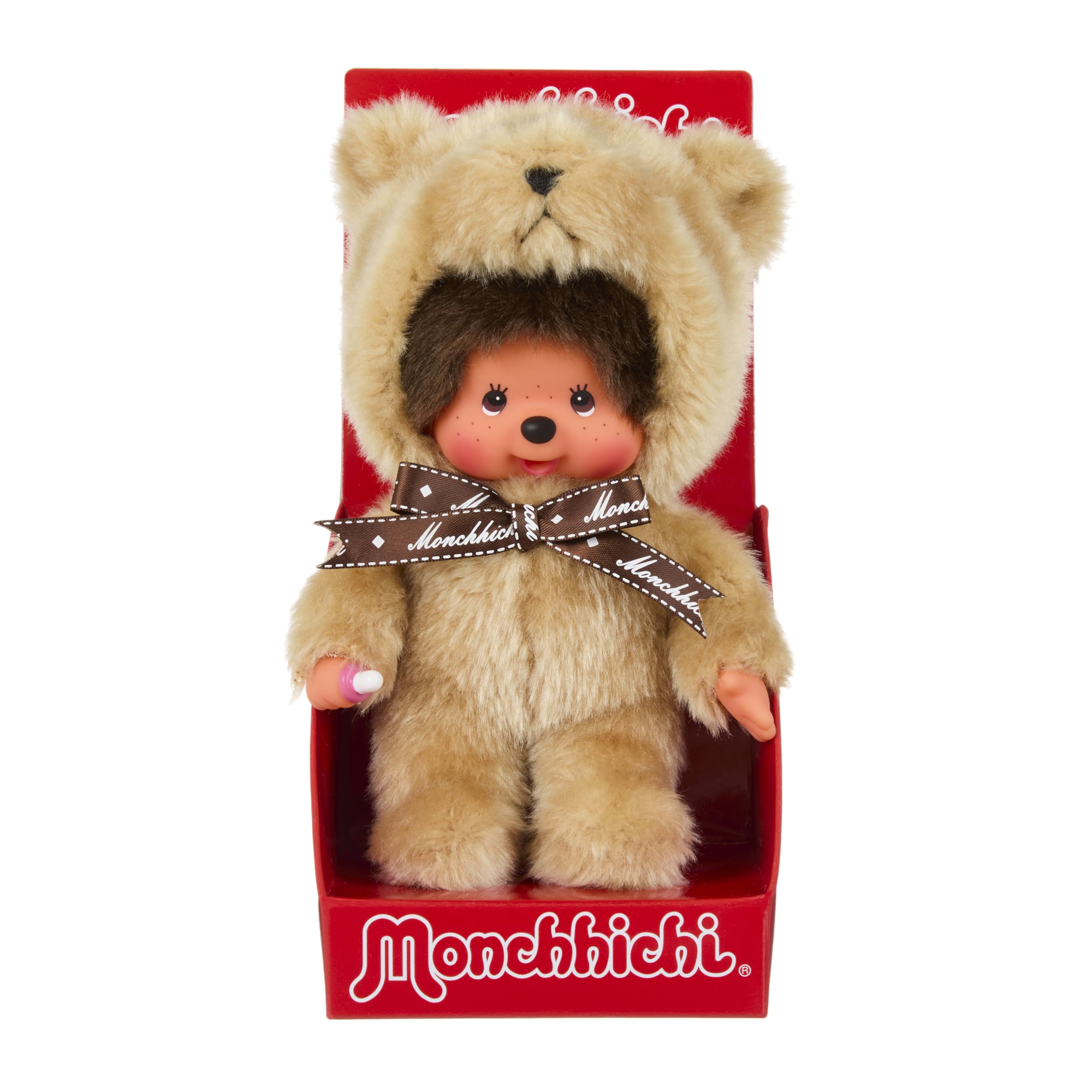 Monchhichi Teddy Bear ぬいぐるみ BANDAI - Monchhichi - Plush Toy Monchhichi Teddy Bear - Iconic