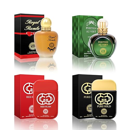 Vista 10 de Hybrid & Company 4 piezas Anisa Blue Sky Delilah muy seductora para mujer Perfume Natural Spray Fresco Fragancia