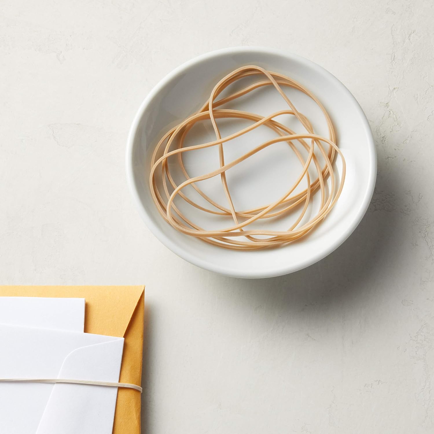  Basics Rubber Bands, Size 19 (3-1/2 x 1/16 Inch), 1250 Bands/1 lb. Pack, 25-Pack : Office Products