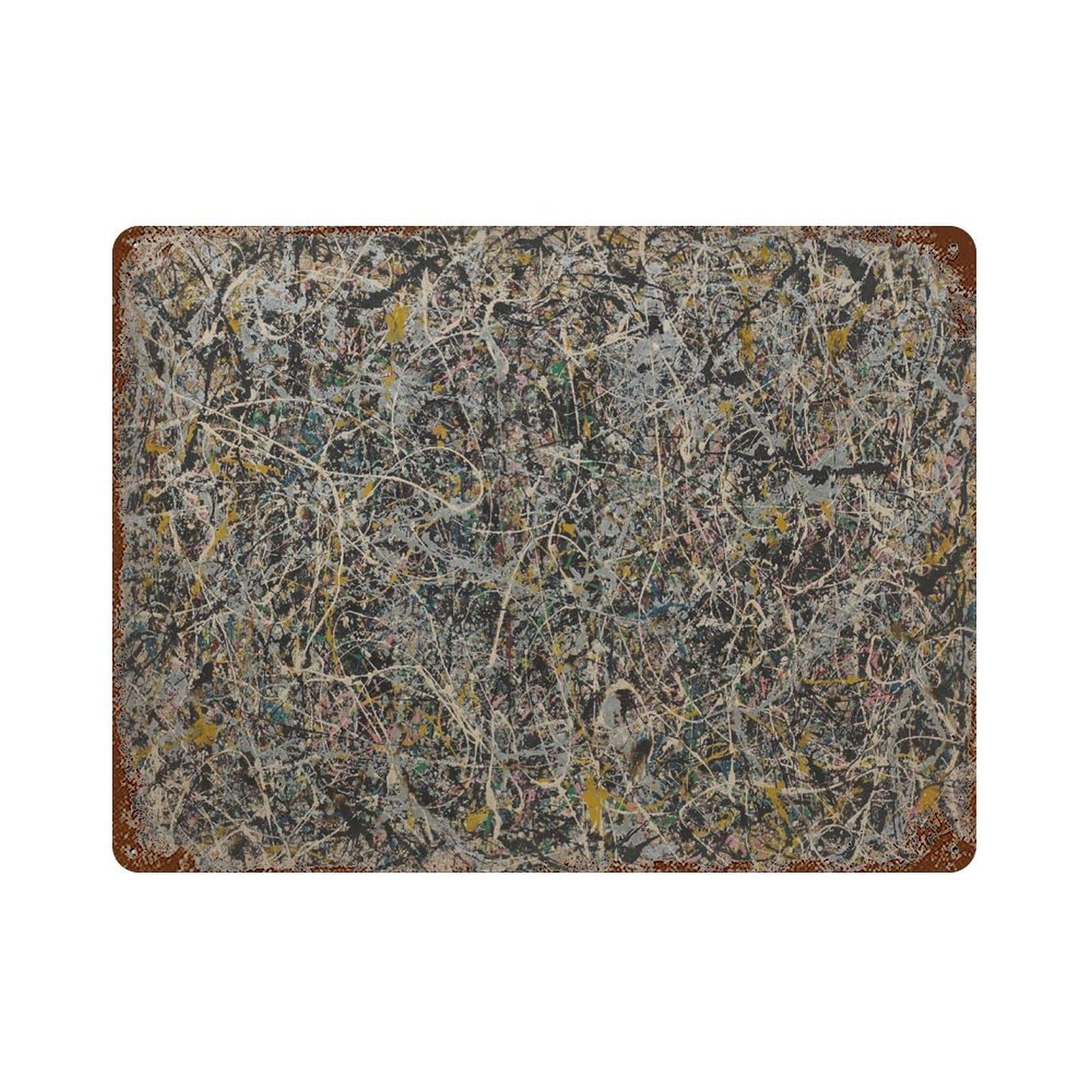 xiaoxiaoshen Jackson Pollock Abstract Expressionism1 Wall Decor Art Metal Tin Poster Modern Home Decor Art Home Bar Shop Decorations Vintage Sign 30x40cm