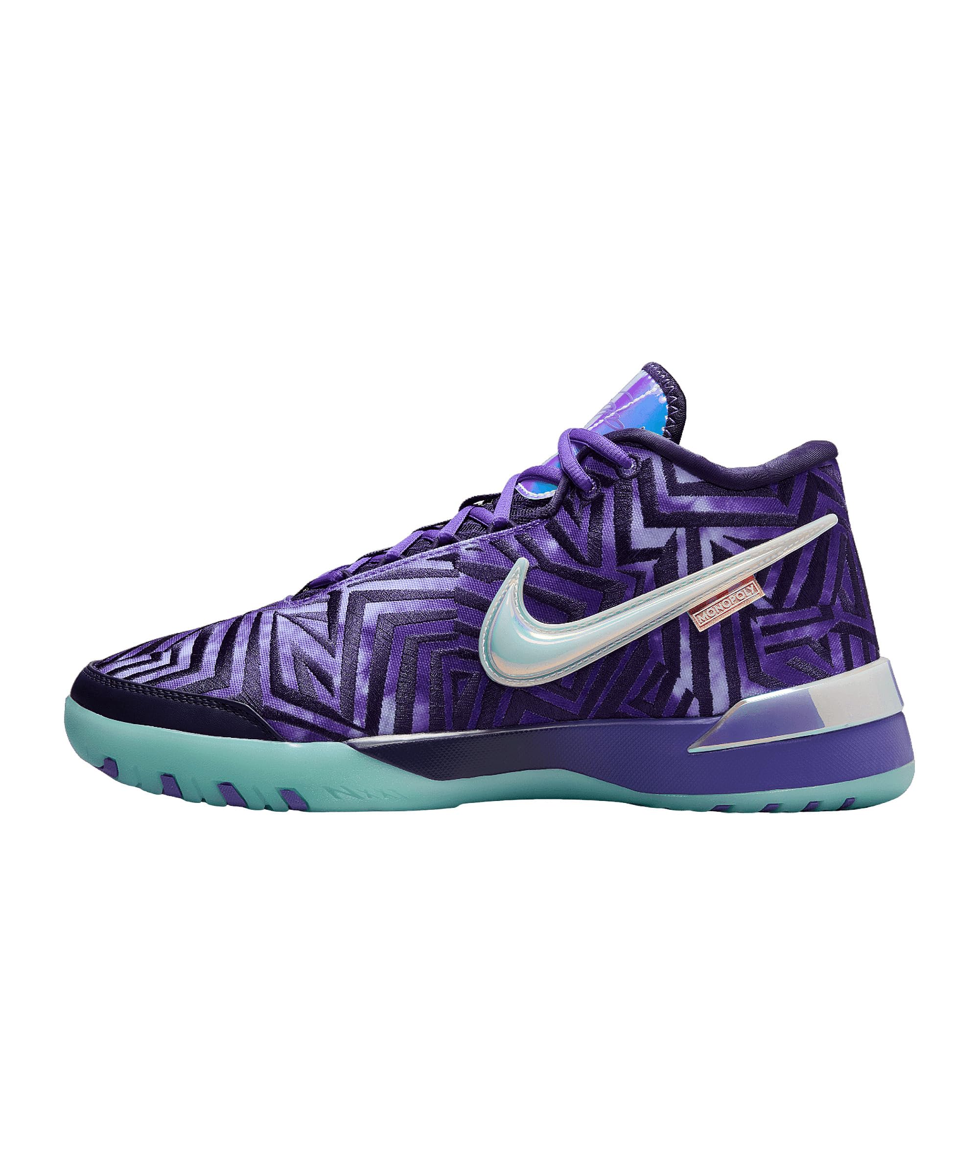 Lebron NXXT Genisus EP IB1272-501 - Scarpe da basket, viola persiano/viola imperiale/ghiaccio ghiaccio/bianco