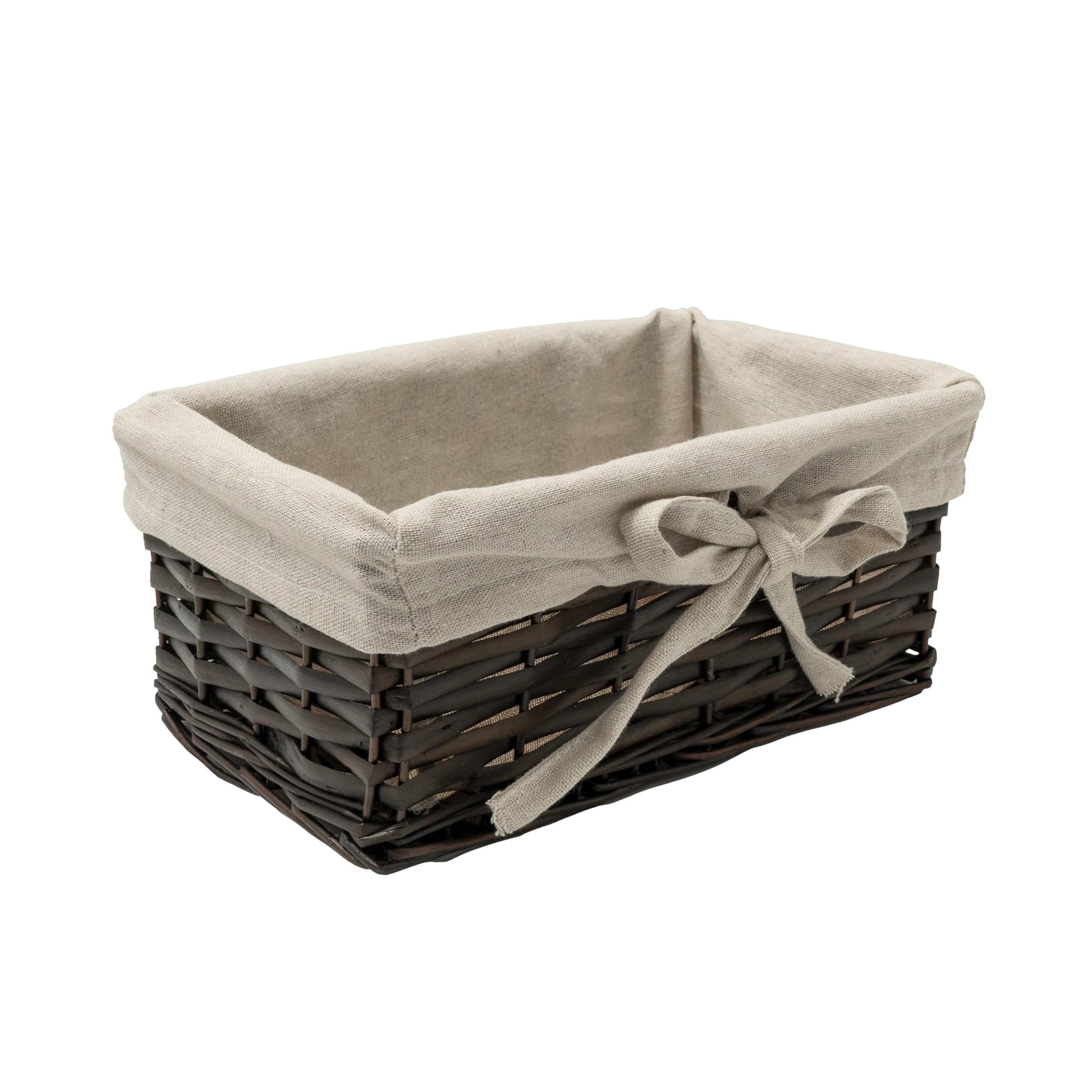 Arthur Cameron Dark Coffee Extra Small Natural Wicker Basket (Dark Coffee)