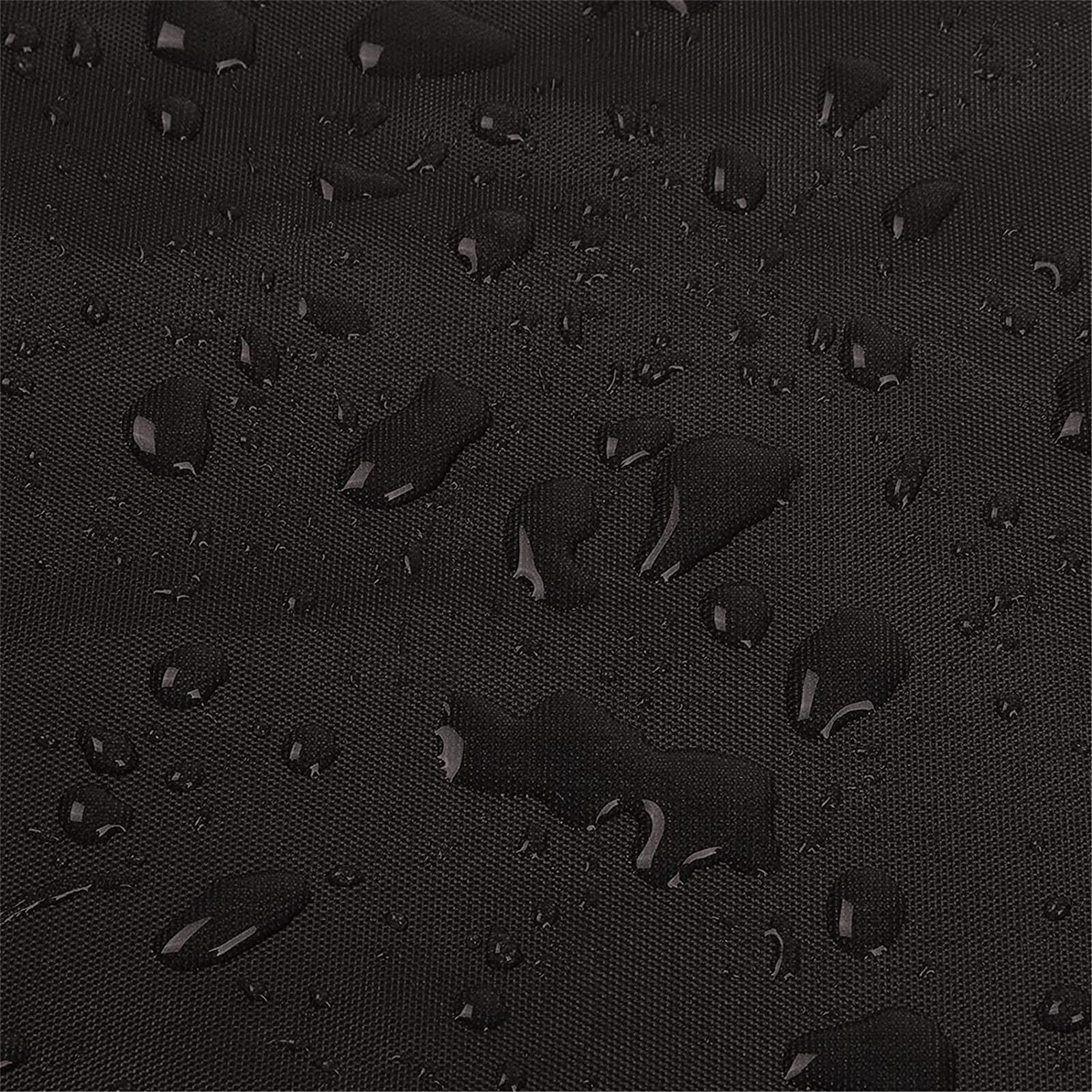 Copertura impermeabile per patio, copertura di ricambio per riparo da giardino esterno (nero, 4 m) – protezione invernale per terrazze e giardini