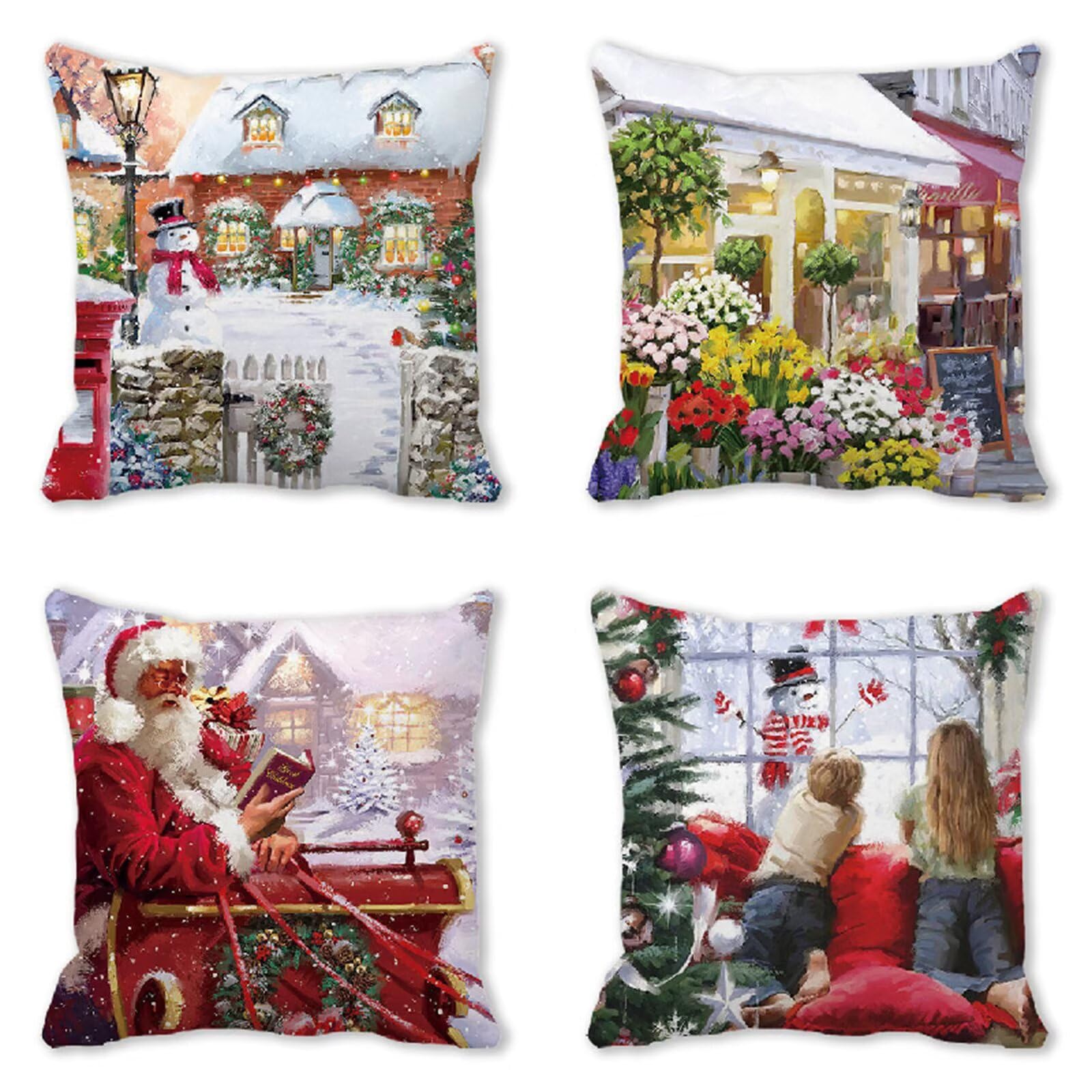 DUTACK Poszewki na poduszki 66 x 66 cm, zestaw 4 dekoracyjnych poszewek na poduszki w stylu boho, miękkie, kwadratowe, na sofę, 65 x 65 cm, na kanapę, do sypialni, na zewnątrz, do domu, biura, samochodu, dekoracja ML-411