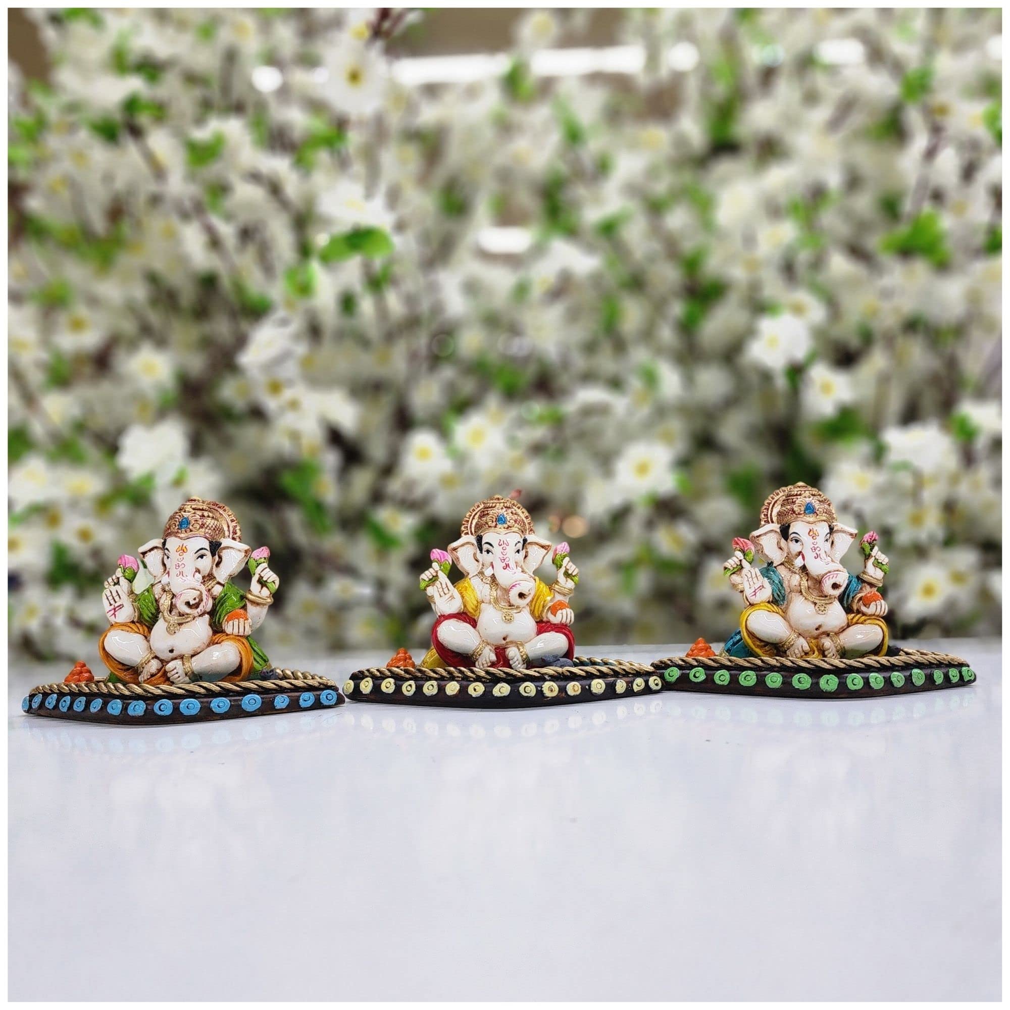 Buy AtoZ India Cart Small Ganesha Statue for Car Dashboard Ganesha