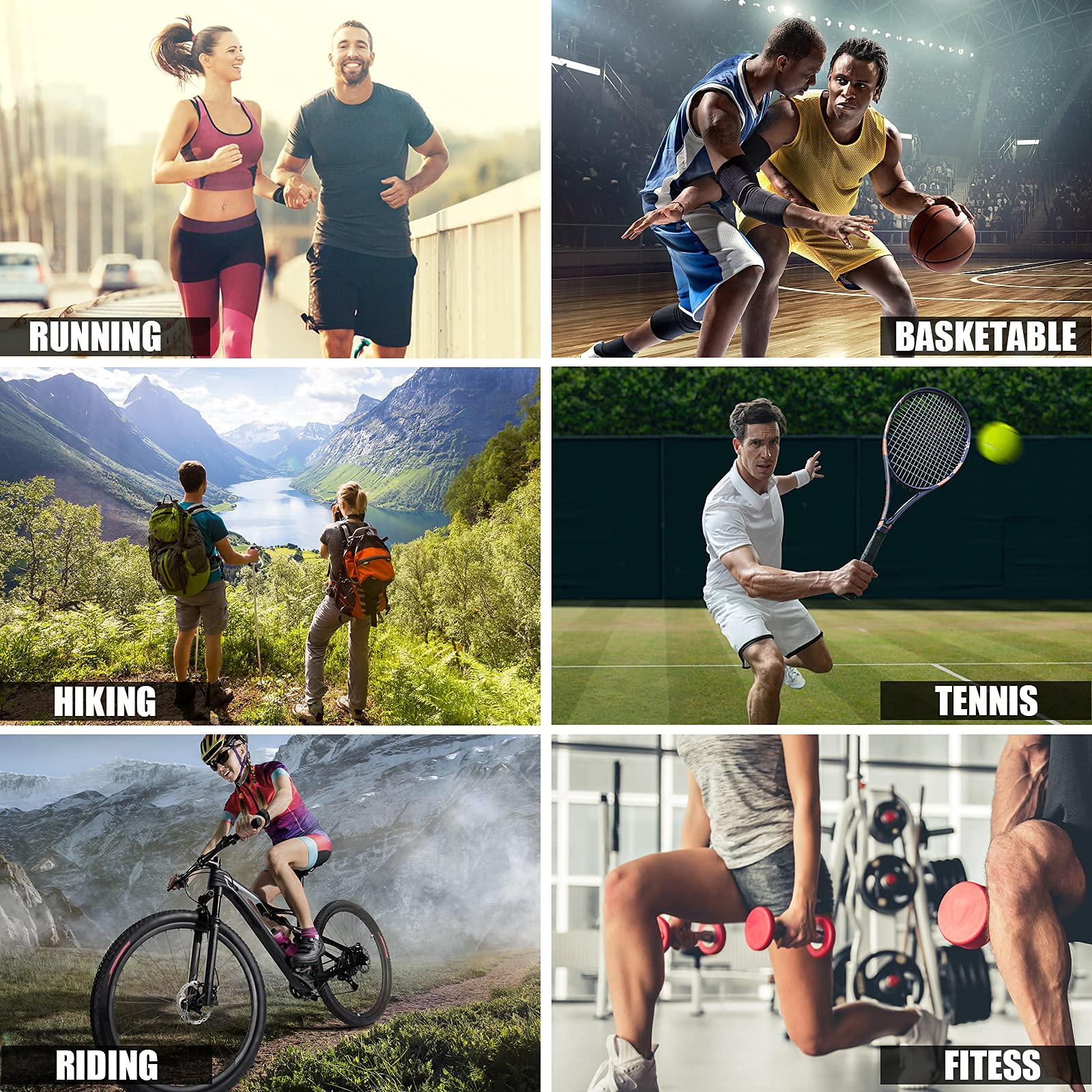 Rodilleras Menisco Y Ligamento, 2 Pack Rodilleras Crossfit para Hombres y Mujeres,Gym, Powerlifting, Baloncesto, Ciclismo, Tenis, Senderismo