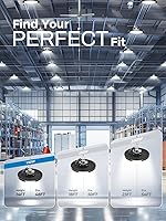 Vista 5 de UFO - Luz LED de alta bahía de 150 W, 5000 K, 21000 lúmenes, luz diurna con enchufe, luces UFO de alta bahía para garaje, almacén, taller, fábrica