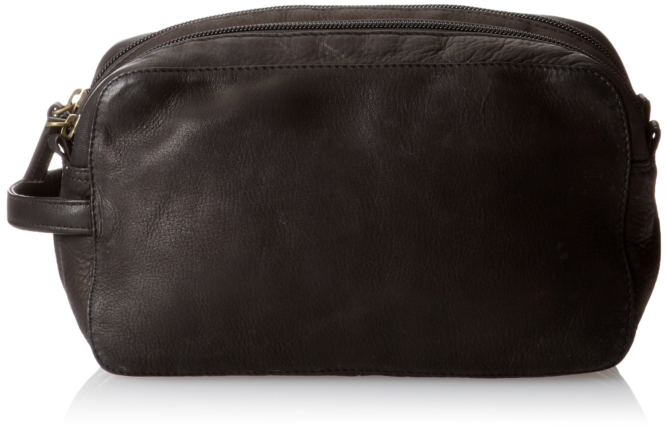 Derek AlexanderTwo Top Zip Travel Kit, Black, One Size, Two Top Zip Travel Kit