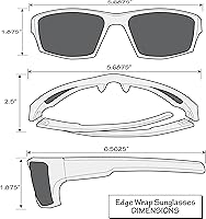 Vista 4 de Siskiyou Sports NFL unisex Edge Wrap Sunglasses