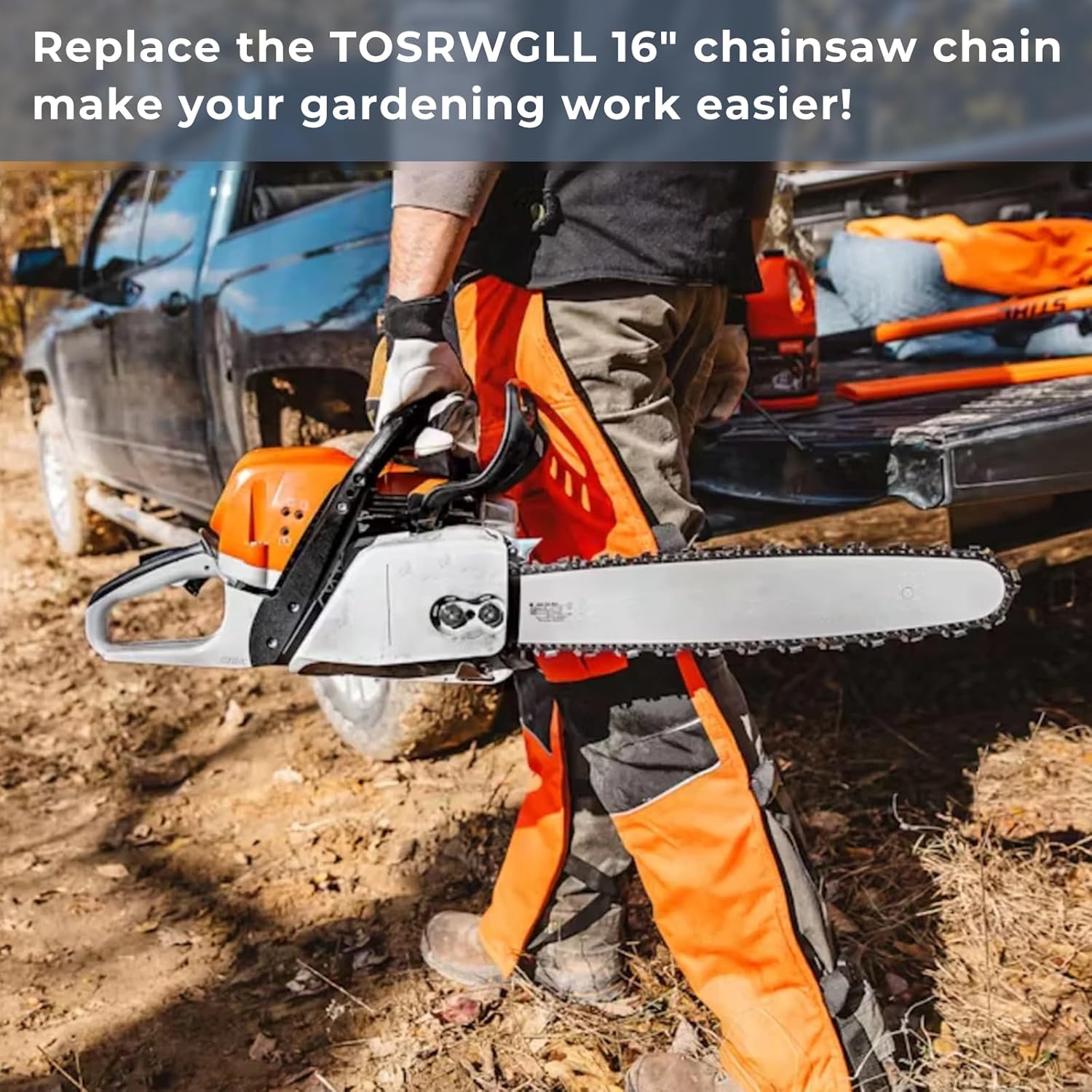 61PMMC355 16" Chainsaw Chain Replacement for Stihl MS170,MS180 Chainsaw,36100050055 Mini Comfort Chain Saw Blade,55 Drive Links 0.043" Gauge 3/8" LP Pitch (3 Pack)
