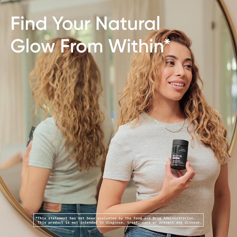 Sports Research® - Biotin 10,000mcg with Organic Coconut Oil + Daily Women's Probiotics 65 Billion CFU