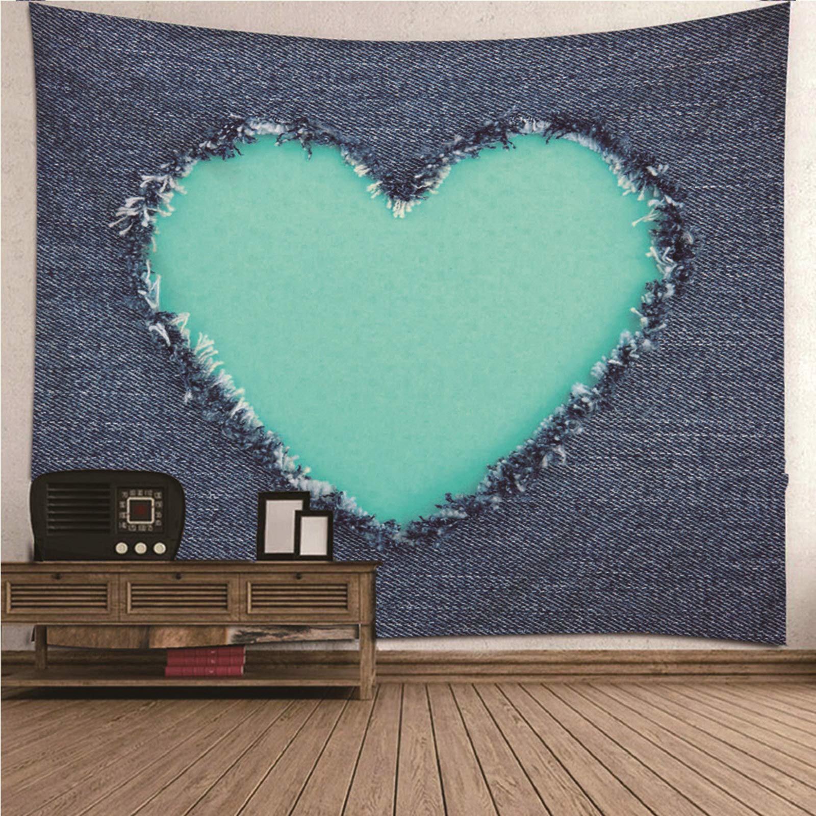 Tapiz de pared para salón KnSam de 150x150 cm: decora zonas vacías fácilmente