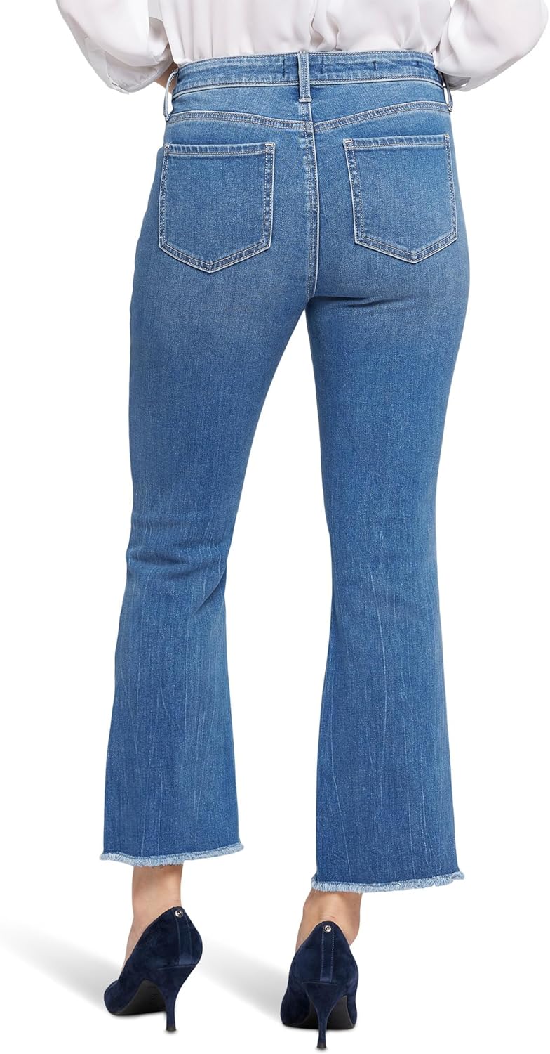 NYDJ Barbara Bootcut Ankle Fray Hem in Fairmont Fairmont 00 27