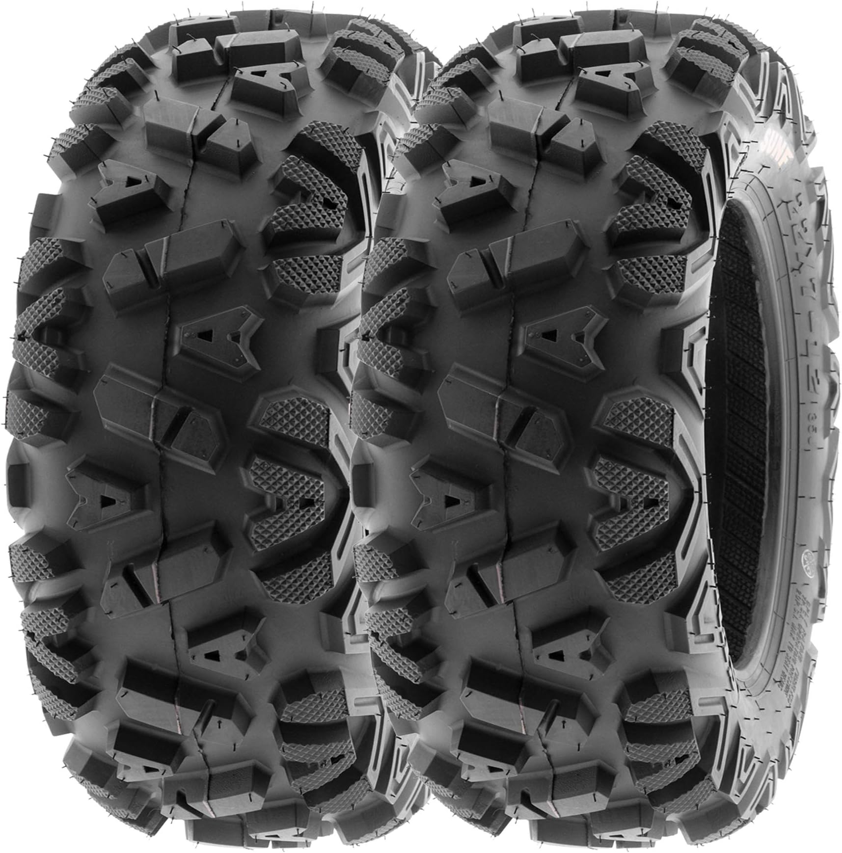 SunF 22x10-12 ATV UTV 22x10x12 All Terrain Tires 6 PR A033 POWER I - PAIR of 2
