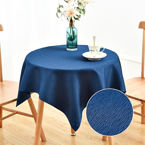 NEWISHER Mantel ovalado de jacquard a rayas brillantes de granja, color blanco sólido, peso pesado, suave, lavable, para comedor, cocina, fiesta en NEWISHER Mantel ovalado de jacquard a rayas brillantes de granja, color blanco sólido, peso pesado, suave, lavable, para comedor, cocina, fiesta en