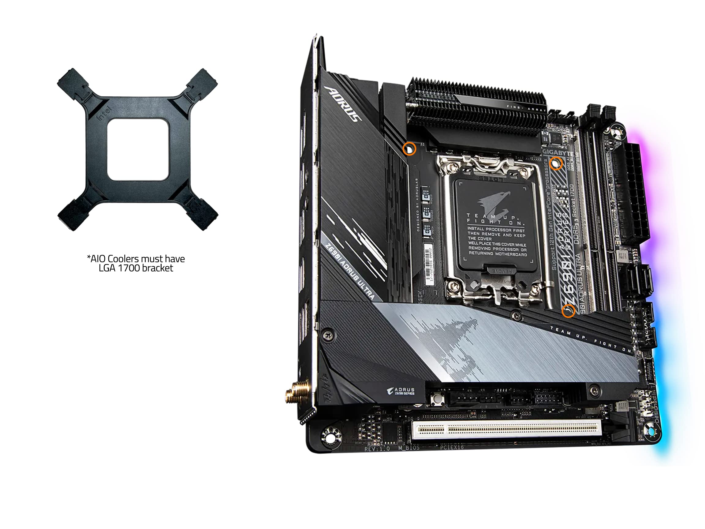 マザーボード GIGABYTE Z690I AORUS ULTRA DDR4 Z690I AORUS ULTRA (rev. 1.0) Key Features | Motherboard