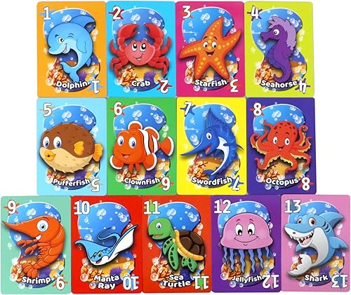 Miniatura 5 de Regal Games - Juego de juegos de cartas Highway Hunt, Go Fish, Garbage Monsters - Apto para toda la familia, divertidos juegos de cartas - Buscar y