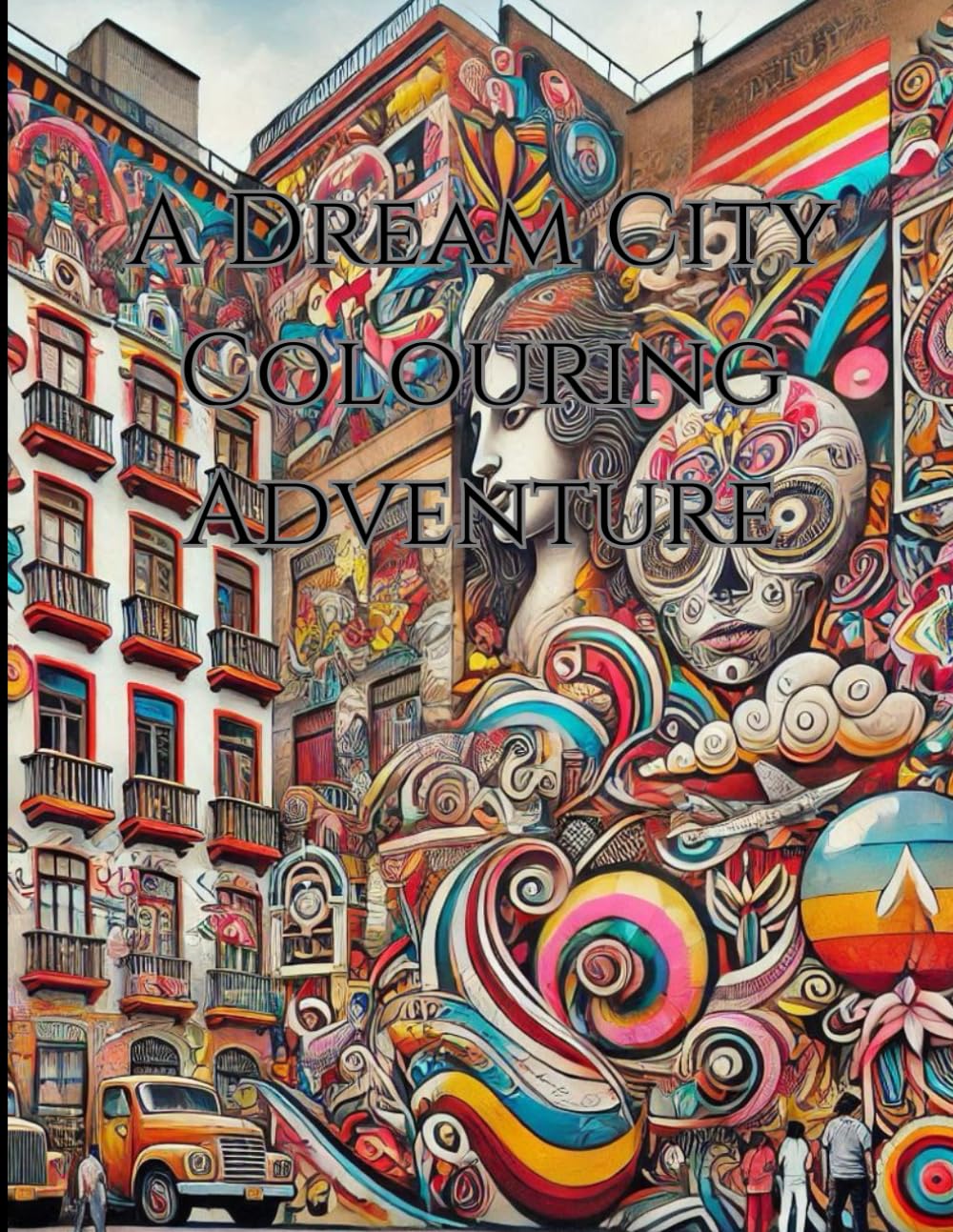 Enchanted Skylines: A Dream City Coloring Adventure: Detailed cityscapes blending fantasy and reality