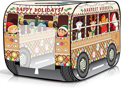 Miniatura 2 de ArtCreativity Ghoul - Tienda de campaña desplegable para autobús escolar, tienda de campaña de Halloween para niños con una bolsa de transporte,