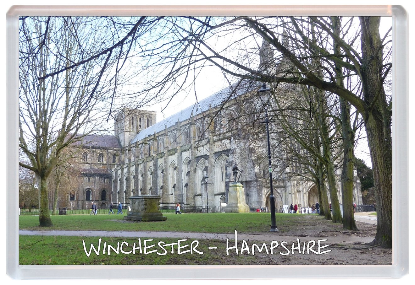 Baked Bean Store Transparent Winchester - Cathedral - Hampshire - Jumbo Fridge Magnet Id928