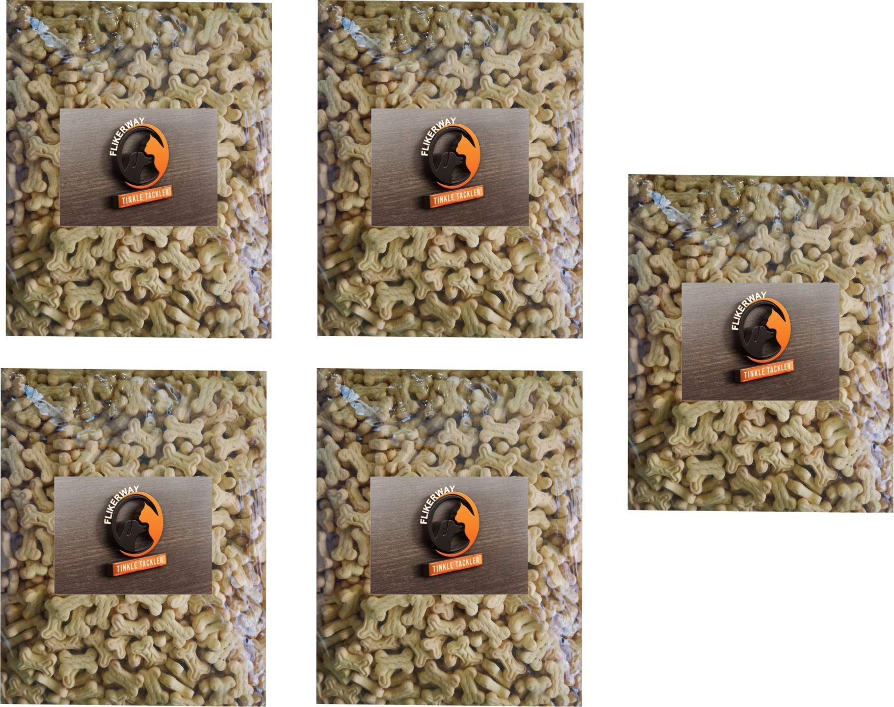 Flikerway Tinkle Tackler Egg Milk Puppy Biscuit in Orange Flavor (Treat Biscuit) for Training Purpose 1 Kg Egg, Milk Dog Treat (5 kg)