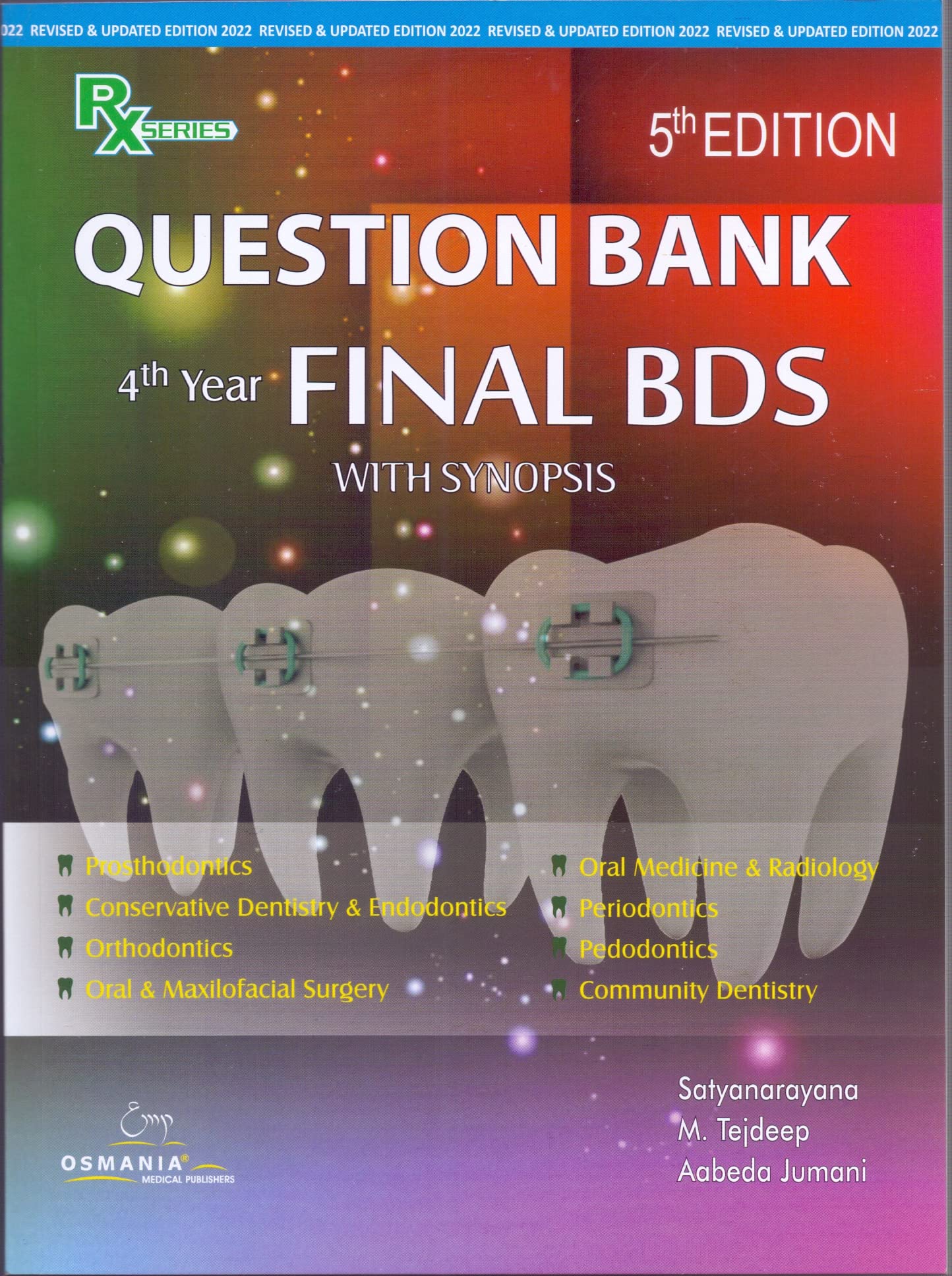 Buy QUESTION BANK 4TH YEAR FINAL BDS WITH SYNOPSIS QUESTION PAPERS