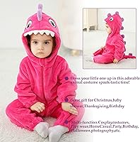 Vista 19 de TONWHAR Disfraz unisex de Halloween de animales para bebé y niño pequeño para otoño e invierno