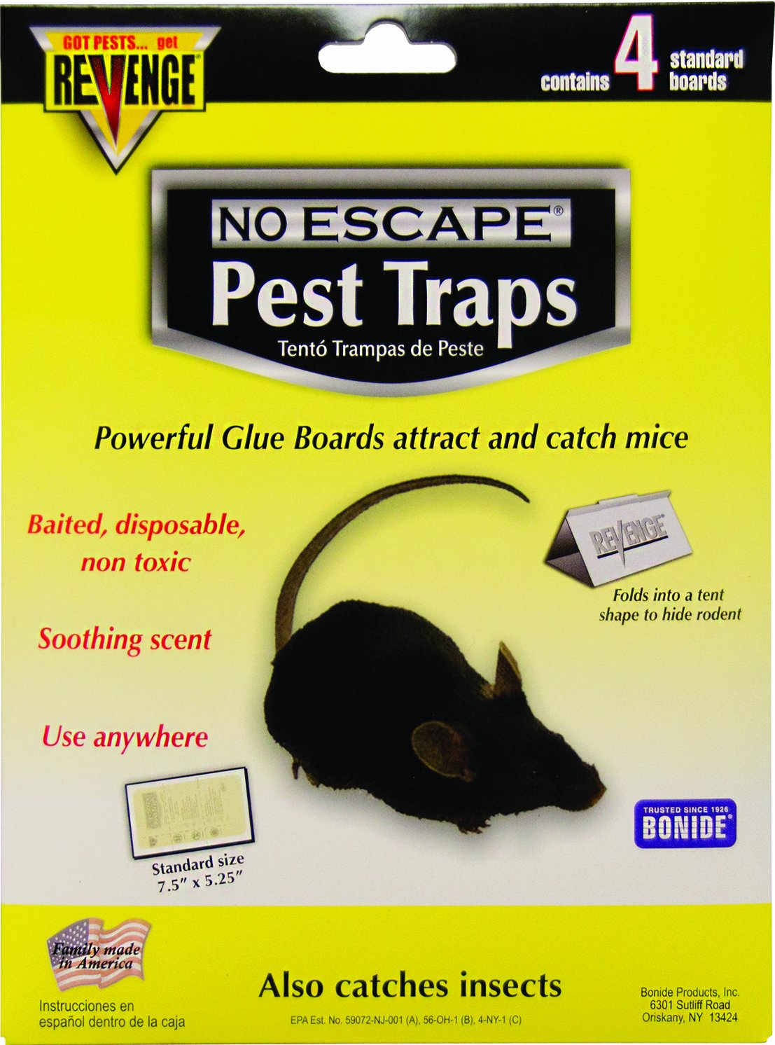 BonideProducts-ROXIDE 47044/61122 Revenge Mice Glue Board