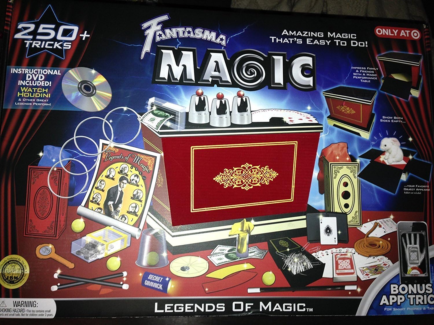 Fantasma Legends of Magic 250+ Tricks kit with Instructional DVD and Bonus App Trick