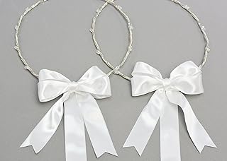 Stefana Crowns with Faceted Crystal Beads that Shine off the Silver-Plated Twisted Bands - Celebration of Love by Dahlia