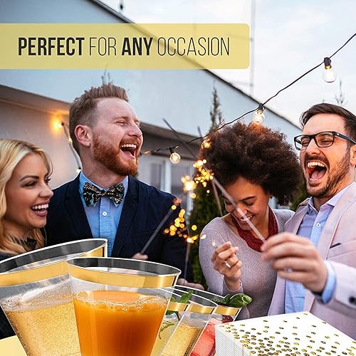 Miniatura 5 de Paquete de 50 servilletas desechables de papel de aluminio dorado para cumpleaños, boda, bebé, despedida de soltera, celebración, fiesta, evento,