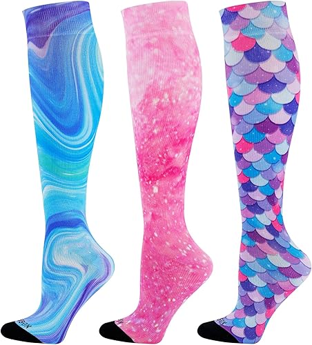 LEVSOX - Calcetines de compresión para mujeres y hombres, 20-30 mmHg, lo mejor para enfermeras, viajes, embarazo