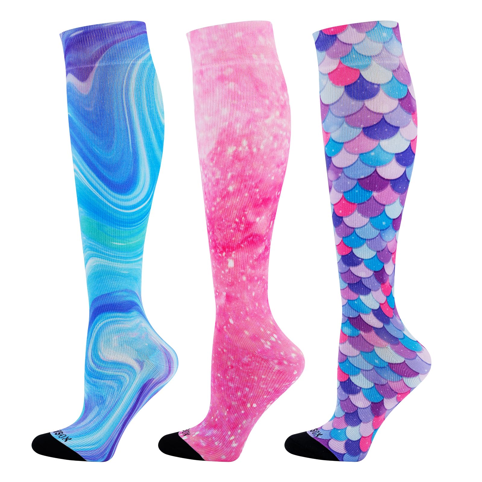 LEVSOX Compression Socks Women and Men, 20-30mmHg, Best for Nurses, Travel, Pregnancy
