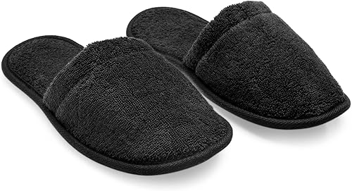 Arus Zapatillas de algodón para hombre de tela de rizo turco para spa y baño