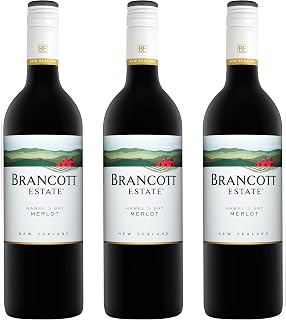 Brancott Estate Merlot Red Wine, 3 x 75 cl (Pack of 3)