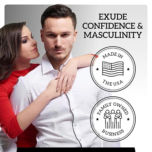 Miniatura 5 de Fine Colonia Mr Mens Exude Confidence & Masculinity, fragancias premium de larga duración, sin colores artificiales, hechas en Estados Unidos, 3.3