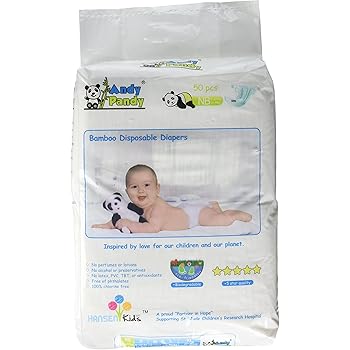 eco friendly premium bamboo disposable diapers by andy pandy
