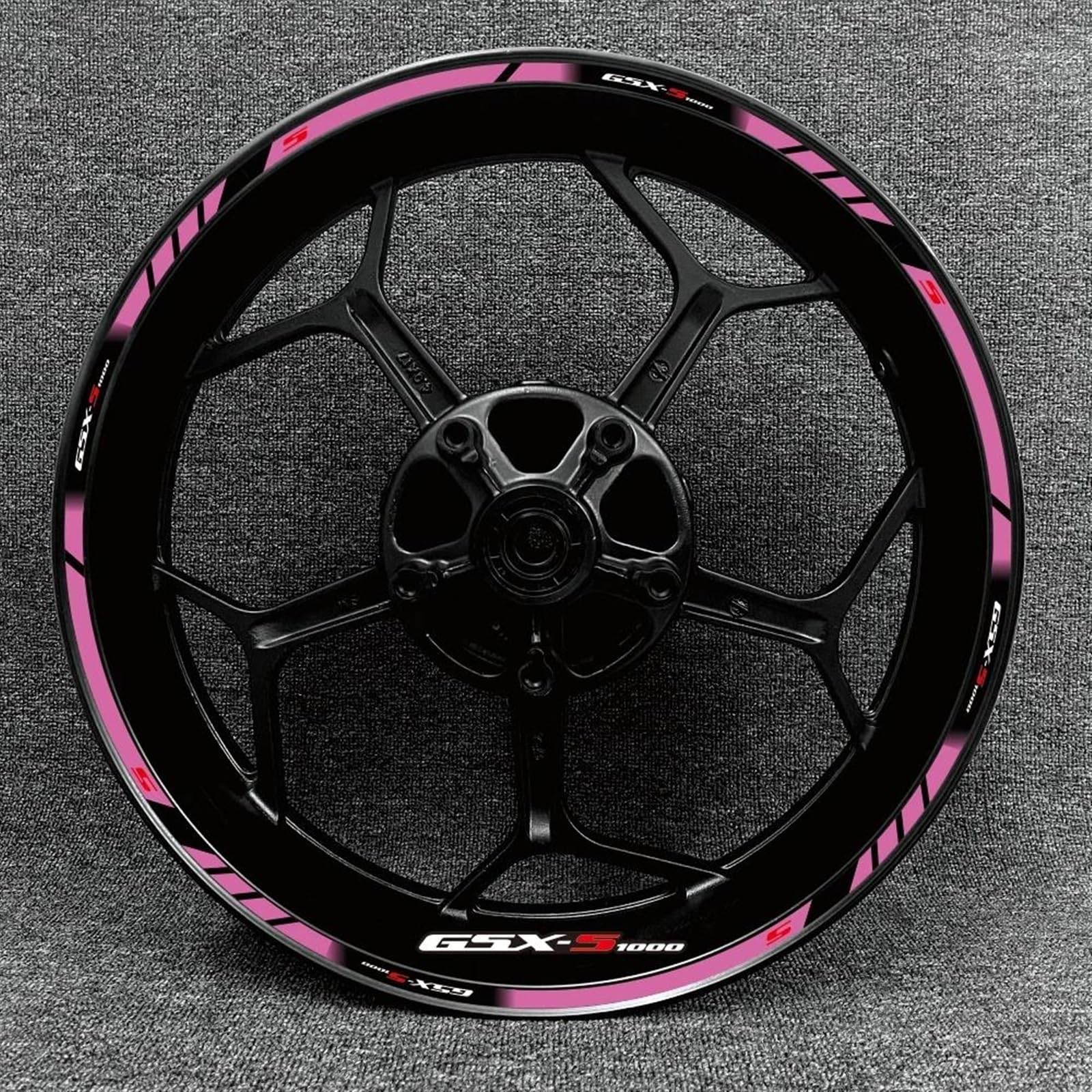 Autocollants Réfléchissants Pour Jantes Moto - Style 9, Imperméables - Compatible Suzuki GSXS1000