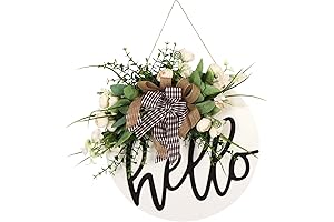 Charming Spring Welcome Sign for Your Inviting Front Door Entryway